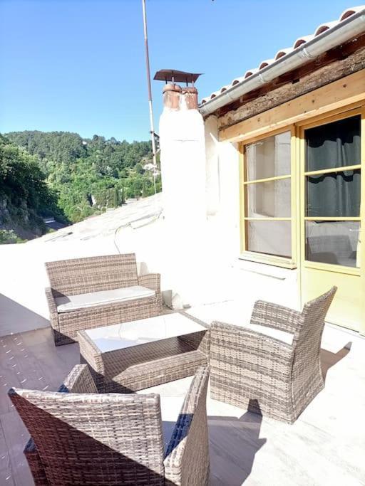 Grand Gite Terrasses Largentière Exteriör bild